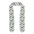 thumbnail image 1 of Haiem Tractor and Dumper Pattern Graduation Stole 2024 | Premium Satin Sash for Graduation Ceremony, 1 of 7