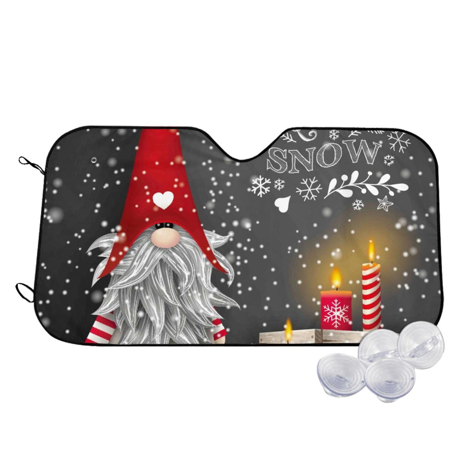 Haiem Traditional Scandinavian Dwarf Car Windshield Sun Shade Blocks
