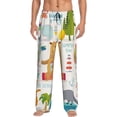 thumbnail image 1 of Haiem Travel Animals Men's Pajama Pants Ultra Lightweight Pjs Bottoms Sleepwear Bottom Pants With Pocket Drawstring-Small, 1 of 7