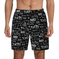 thumbnail image 1 of Haiem Travel The World Mens Swim Trunks with Compression Liner 2 in 1 Swimming Shorts Stretch Swimwear Quick Dry,Board Shorts-Small, 1 of 9