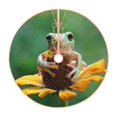 thumbnail image 1 of Haiem Tree Frog Sitting On Sunflowes Pattern Christmas Tree Skirt Merry Christmas Party Christmas Tree Decoration,New Year Decorations-48", 1 of 6
