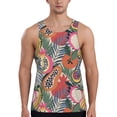 thumbnail image 1 of Haiem Tropical Fruit Men Workout Tank Top Gym Bodybuilding Sleeveless Muscle T Shirts Athletic Tank Breathable Workout Shirt-Large, 1 of 9