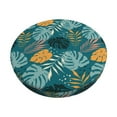 thumbnail image 1 of Haiem Tropical Leaves Cushion Round Bar Chair Seat Cover Bar Chair Cushion Covers Elastic Washable Bar Chair Cover,Protects from Scratches and Stains-13 inch, 1 of 7
