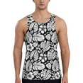 thumbnail image 1 of Haiem Tropical Leaves Men Workout Tank Top Gym Bodybuilding Sleeveless Muscle T Shirts Athletic Tank Breathable Workout Shirt-3X-Large, 1 of 9