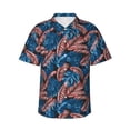 thumbnail image 1 of Haiem Tropical Leaves Printed Hawaiian Shirt for Men - Men’s Casual Beach Summer Shirts - Stretch Fabric with Modern Fit-XX-Large, 1 of 9