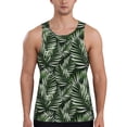 thumbnail image 1 of Haiem Tropical Palm Leaves1 Men Workout Tank Top Gym Bodybuilding Sleeveless Muscle T Shirts Athletic Tank Breathable Workout Shirt-X-Large, 1 of 9