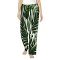 thumbnail image 1 of Haiem Tropical Palm Leaves1 Women's Pajama Pants Ultra Lightweight Pjs Bottoms Sleepwear Bottom Pants With Pocket Drawstring-XX-Large, 1 of 9