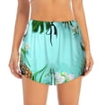 thumbnail image 1 of Haiem Tropical Pineapple Women's 2 in 1 Running Shorts - Lightweight Athletic Workout Gym Yoga Breathable Sports Shorts Liner with Phone Pockets-Large, 1 of 9