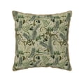 thumbnail image 1 of Haiem Tropical Plants Green Print Velvet Soft Solid Decorative Square Throw Pillow Covers Set with Elegant Piping Christmas Cushion Case for Sofa Bedroom Car-16"x16", 1 of 8