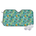 thumbnail image 1 of Haiem Trucks And Excavators Car Windshield Sun Shade - Blocks UV Rays Sun Visor Protector, Sunshade to Keep Your Vehicle Cool, Universal Fit SUV Van Sedan-, 1 of 7