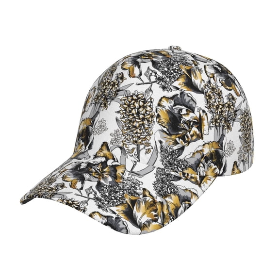 Haiem Tulips Flowers Baseball Cap Dad Hat Cotton Soft Adjustable Fashion Hats for Men Women Unisex Style Headwear