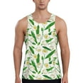 thumbnail image 1 of Haiem Tulips Flowers Men Workout Tank Top Gym Bodybuilding Sleeveless Muscle T Shirts Athletic Tank Breathable Workout Shirt-4X-Large, 1 of 9