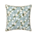 thumbnail image 1 of Haiem Tulips Flowers Print Velvet Soft Solid Decorative Square Throw Pillow Covers Set with Elegant Piping Christmas Cushion Case for Sofa Bedroom Car-18"x18", 1 of 8