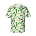 thumbnail image 1 of Haiem Tulips Flowers Printed Hawaiian Shirt for Men - Men’s Casual Beach Summer Shirts - Stretch Fabric with Modern Fit-Small, 1 of 9