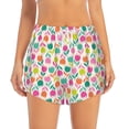 thumbnail image 1 of Haiem Tulips Flowers Women's 2 in 1 Running Shorts - Lightweight Athletic Workout Gym Yoga Breathable Sports Shorts Liner with Phone Pockets-XX-Large, 1 of 9