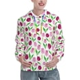 thumbnail image 1 of Haiem Tulips Flowers for Women's Fashion Hoodies & Sweatshirts with Kangaroo Pocket,Hooded Sweatshirt with Eye-catching Drawstrings-Medium, 1 of 7