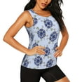 thumbnail image 1 of Haiem Turtle with Blue Stones Workout Tank Tops for Women, Athletic Sports Slim-Fit Tank Tops, Compression Sleeveless Dry Fit Shirts,Athletic Shirt-XX-Large, 1 of 9