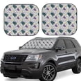 thumbnail image 1 of Haiem Turtle Car Windshield Sun Shade (2 Pieces) Foldable Windshield Sun Shade Car Accessories for Truck SUV Pickup-Medium, 1 of 7