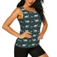 thumbnail image 1 of Haiem Turtle Chrysanthemum Workout Tank Tops for Women, Athletic Sports Slim-Fit Tank Tops, Compression Sleeveless Dry Fit Shirts,Athletic Shirt-Large, 1 of 9