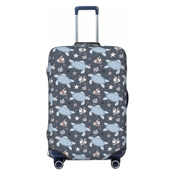 Haiem Turtle Luggage Cover Printed Suitcase Covers for Luggage Elastic Washable Suitcase Protector Fits 18-32 Inch Luggage-X-Large