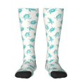 thumbnail image 1 of Haiem Turtle Socks, Funny Novelty Crazy Design Cotton Socks Sports Socks Knee High Socks For Men, Women,1Pairs - Gift For Working Friends, 1 of 9