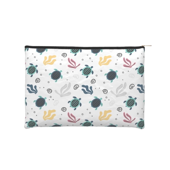 Haiem Turtles And Corals Music Lover Merch Makeup Bag, Cosmetic Bag,Singer Fans Cosmetic Bag, Portable Stationary Storage Organizer, Travel Makeup Bag