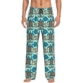 thumbnail image 1 of Haiem Turtles And Seahorses Men's Pajama Pants Ultra Lightweight Pjs Bottoms Sleepwear Bottom Pants With Pocket Drawstring-XX-Large, 1 of 7