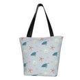 thumbnail image 1 of Haiem Turtles And Shells Pattern Shoulder Bag - Durable and Spacious Tote Bag,Versatile Shopping Bag, 1 of 7