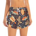 thumbnail image 1 of Haiem Turtles and Sea Plants Women's 2 in 1 Running Shorts - Lightweight Athletic Workout Gym Yoga Breathable Sports Shorts Liner with Phone Pockets-Small, 1 of 9