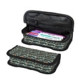 thumbnail image 1 of Haiem UAE Travel1 1 Printed Large Pencil Case, Big Capacity Pencil Pouch Stationery Pen Bag, Storage High Capacity Bag Pouch Holder Box Organizer, Marker Pen Case, 1 of 6