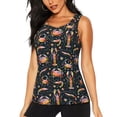 thumbnail image 1 of Haiem Various Crustaceans Printed Women's Workout Tank Top, Quick-Dry Sleeveless Gym Shirt, Breathable Lightweight Athletic Top for Running, Yoga, and Casual Wear-Large, 1 of 7