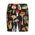 thumbnail image 1 of Haiem Various Mushrooms Men's Pajama Short with Soft Woven Cotton Elastic Waistband Sleep Short-4X-Large, 1 of 9