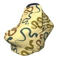 thumbnail image 1 of Haiem Various Snake Baby Nursing Cover & Nursing Poncho - Multi Use Cover for Baby Car Seat Canopy, Stroller Cover, 360°Full Privacy Breastfeeding Coverage, 1 of 1