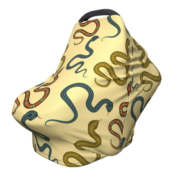 Haiem Various Snake Baby Nursing Cover & Nursing Poncho - Multi Use Cover for Baby Car Seat Canopy, Stroller Cover, 360°Full Privacy Breastfeeding Coverage