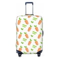 thumbnail image 1 of Haiem Vegan Fruit Carrot Luggage Cover Printed Suitcase Covers for Luggage Elastic Washable Suitcase Protector Fits 18-32 Inch Luggage-Large, 1 of 8