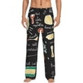 thumbnail image 1 of Haiem Vegetable Quiche Men's Pajama Pants Ultra Lightweight Pjs Bottoms Sleepwear Bottom Pants with Pocket Drawstring-Small, 1 of 9