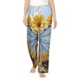 thumbnail image 1 of Haiem Vibrant Butterfly And Sunflowers Women's Pajama Pants Ultra Lightweight Pjs Bottoms Sleepwear Bottom Pants With Pocket Drawstring-XX-Large, 1 of 1