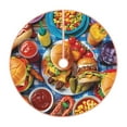 thumbnail image 1 of Haiem Vibrant Picnic Food Spread Pattern Christmas Tree Skirt Merry Christmas Party Christmas Tree Decoration,New Year Decorations-36", 1 of 6