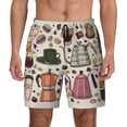 thumbnail image 1 of Haiem Vintage Coffee Men'S Quick-Dry Swim Trunks: Comfortable Beach Shorts With Mesh Lining And Pockets - Ideal For Swimming And Sunbathing Xx-Large, 1 of 9