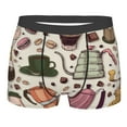 thumbnail image 1 of Haiem Vintage Coffee Men's Boxer Briefs, Every Day Comfort Stretch Cotton Moisture-Wicking Underwear-Large, 1 of 9