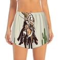 thumbnail image 1 of Haiem Vintage Cowboy Riding Horse Women's 2 in 1 Running Shorts - Lightweight Athletic Workout Gym Yoga Breathable Sports Shorts Liner with Phone Pockets-XX-Large, 1 of 9