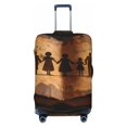 thumbnail image 1 of Haiem Vintage Family History Book Luggage Cover Printed Suitcase Covers for Luggage Elastic Washable Suitcase Protector Fits 18-32 Inch Luggage-Medium, 1 of 8