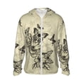 thumbnail image 1 of Haiem Vintage Floral UPF 50+ Fishing Shirts for Men Long Sleeve UV Sun Protection Hoodie Non-Mask Outdoor Hiking Shirts, 1 of 9