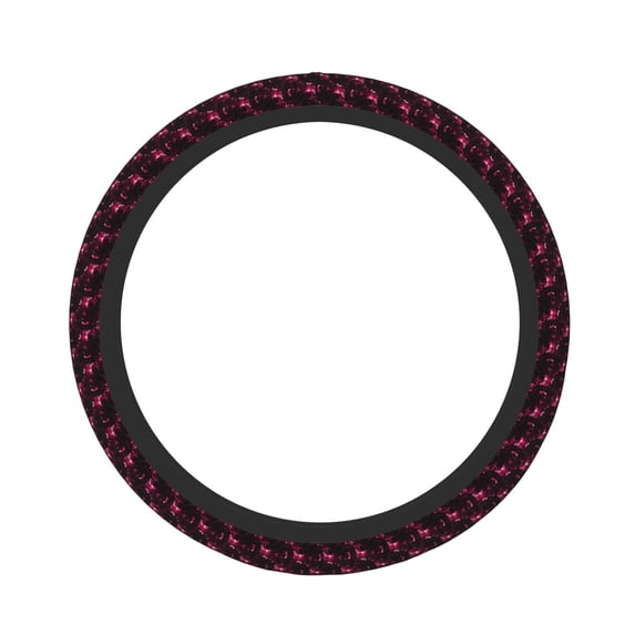 Haiem Vintage Psychedelic Print Steering Wheel Cover 15 Inches for Women Men, Neoprene Anti-Slip Cute Car Steering Wheel Grip Wrap Car Accessories Protective Case Cover for Vehicle Truck SUV