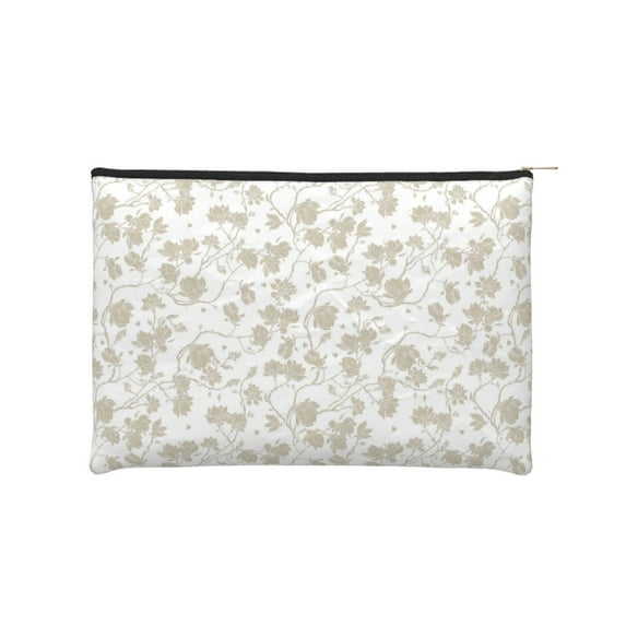 Haiem Vintage Stylized White Color Music Lover Merch Makeup Bag, Cosmetic Bag,Singer Fans Cosmetic Bag, Portable Stationary Storage Organizer, Travel Makeup Bag