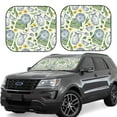 thumbnail image 1 of Haiem Vintage Utensils Car Windshield Sun Shade (2 Pieces) Foldable Windshield Sun Shade Car Accessories for Truck SUV Pickup-Large, 1 of 7
