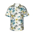 thumbnail image 1 of Haiem Watercolor Leaves Printed Hawaiian Shirt for Men - Men’s Casual Beach Summer Shirts - Stretch Fabric with Modern Fit-X-Large, 1 of 7