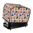 thumbnail image 1 of Haiem Watercolor Teapots Print Toaster Covers 2 Slice Wide Slot,Bread Dust Cover & Fingerprint Protection,Bread Machine Cover,Appliance Covers, 1 of 7