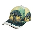thumbnail image 1 of Haiem Watercolor Turtle3 Baseball Cap Dad Hat Cotton Soft Adjustable Fashion Hats for Men Women Unisex Style Headwear, 1 of 9