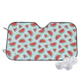 thumbnail image 1 of Haiem Watermelon Car Windshield Sun Shade - Blocks UV Rays Sun Visor Protector, Sunshade to Keep Your Vehicle Cool, Universal Fit SUV Van Sedan-Small, 1 of 7
